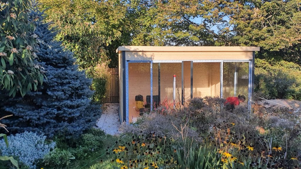 Blog Realisierung des modernen Gartenhauses Domeo 4