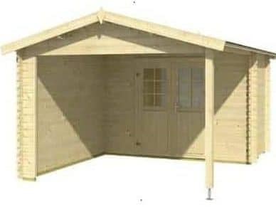 Gartenhaus mit Vordach Walter