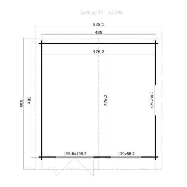 Gotland 7 F_441100 foundation plan