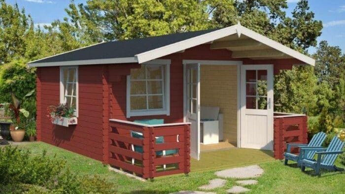 Gartenhaus mit Terrasse LUNA 2