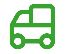 zelená ikonka nákladného auta